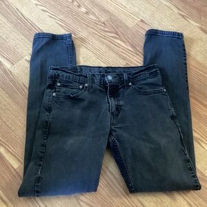 Men's Levi's 511 Black Skinny  Jeans Sz 32 X 34